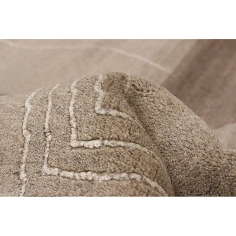 ECARPETGALLERY Hand-knotted Opulence Grey Silk, Wool Rug - 8'10 x 11'10