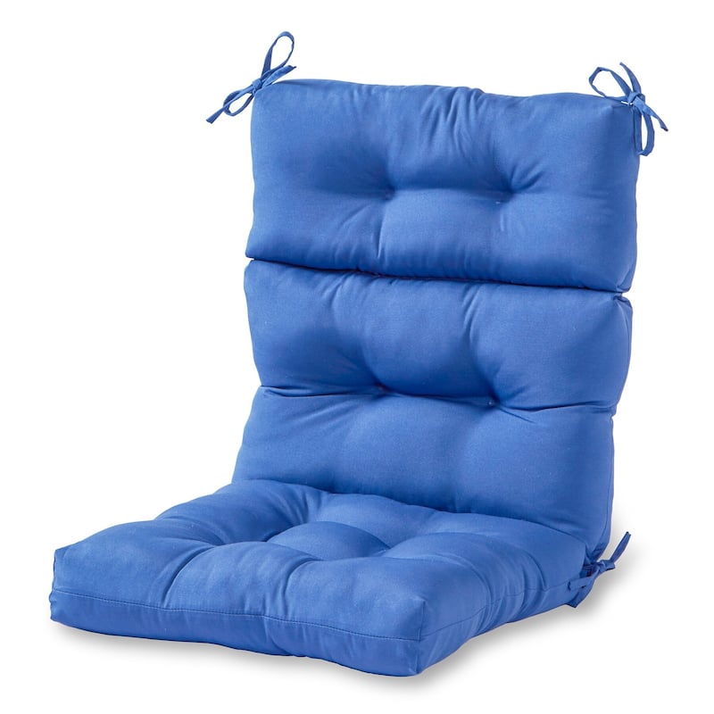 44x22-inch Outdoor Marine Blue High-back Chair Cushion (Cushion Only)