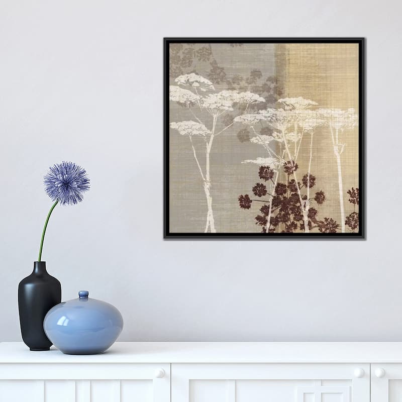 iCanvas "Lace I" by Tandi Venter Framed