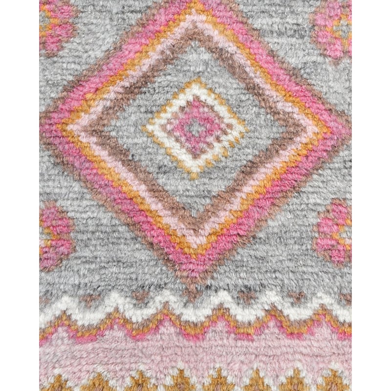 Overton Handmade Modern Contemporary Floral Area Rug