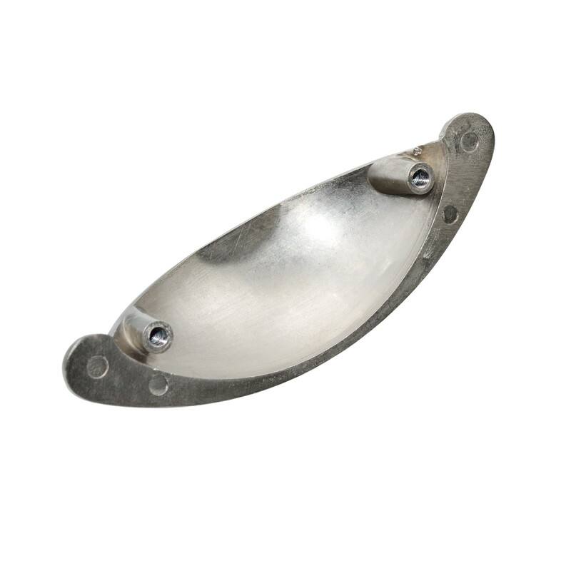 Utopia Alley Elgin Bin Pull Handle - Brushed Nickel - Metal Drawer Pull Handle, 2.5" Center to Center