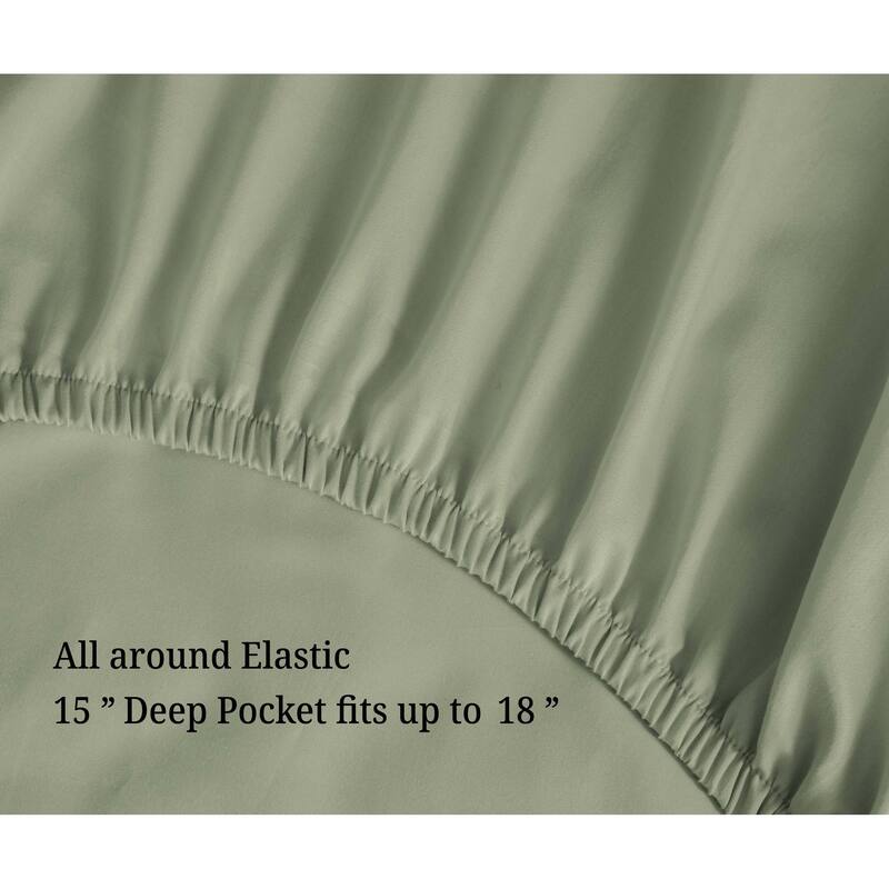 Superior Egyptian Cotton 700 Thread Count Eco-Friendly Solid Sheet Set