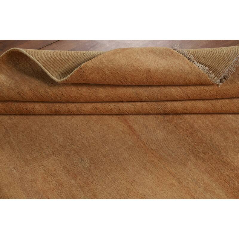 Modern Gabbeh Oriental Area Rug Contemporary Hand-Knotted Wool Carpet - 5'0" x 8'0"