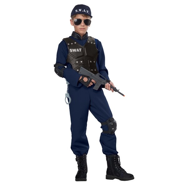 policeman dress up for boy