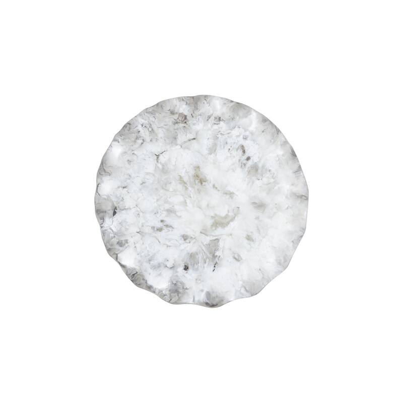 White Resin Cake Stand Small