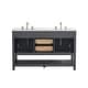 preview thumbnail 8 of 13, Sudio Design Arlo 54" Double Bathroom Vanity - 54" Double Sink