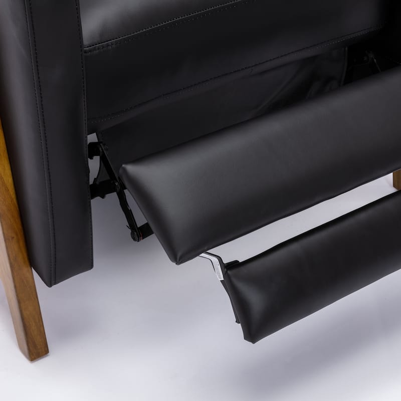Roland Top Grain Leather Push Back Recliner by Greyson Living