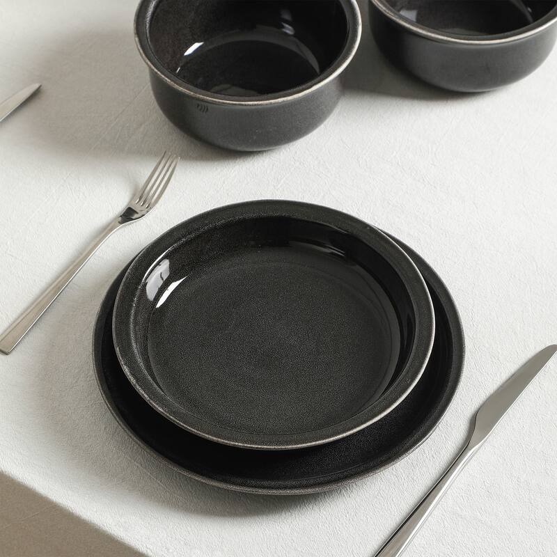 Stone Lain Slate Stoneware Dinnerware Set