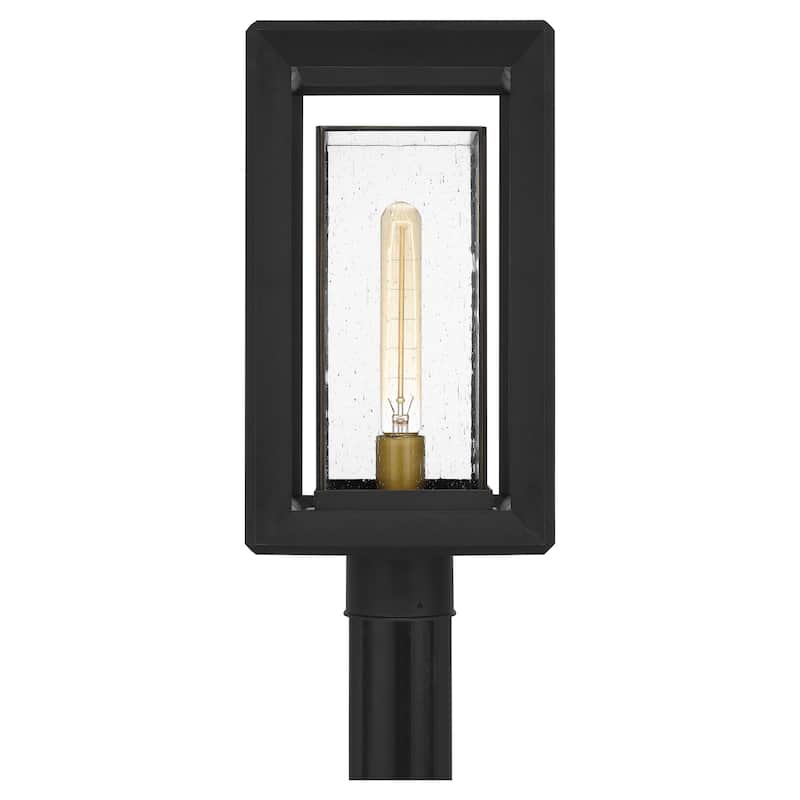 Infinger Outdoor Post Lantern - Earth Black