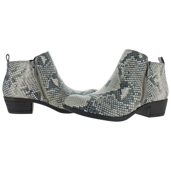 lucky brand snakeskin booties