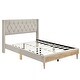 preview thumbnail 49 of 56, 4 Pcs Bedroom Sets Platform Bed with 2 Nightstands and Storage