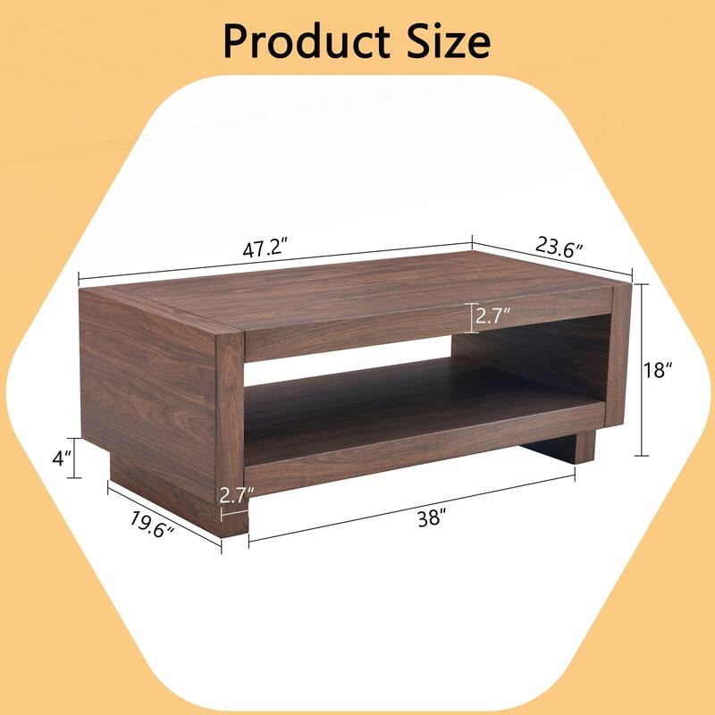 Modern minimalist MDF Coffee Table