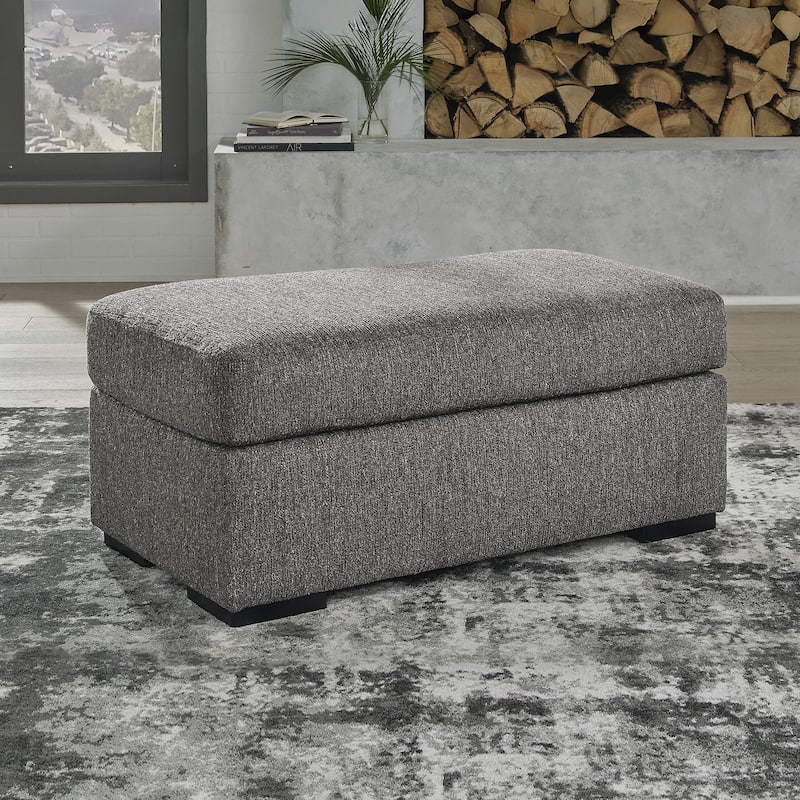 Signature Design by Ashley Gardiner Pewter Ottoman