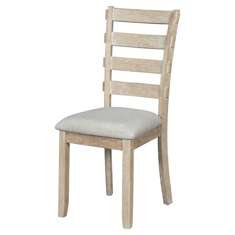 6Piece Rubber Wood Dining Table Set Bed Bath & Beyond 37198364