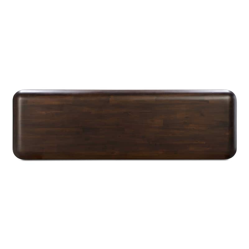 NADAAL STUDIOS Zanric Dresser, Six Drawer Acacia Wood with Soft-Close Glides and Chunky Legs, Dark Brown