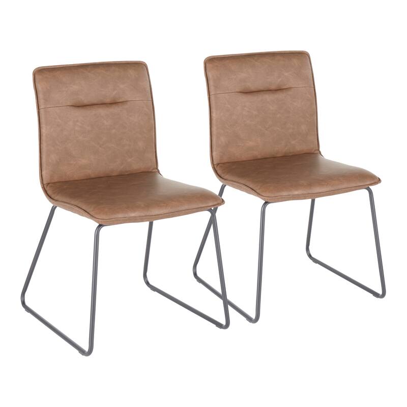 Carbon Loft Lyonne Industrial Dining Chair (Set of 2) - N/A