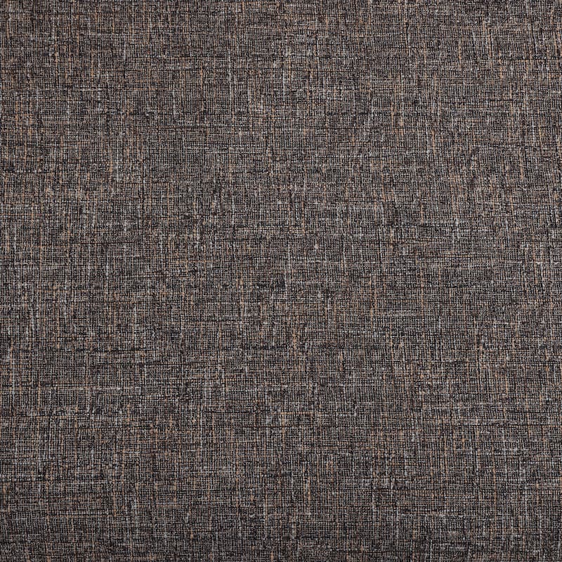HiEnd Accents Tweed Brown Classic Modern Rustic Buckle Detailed 14x36 inch Lumbar Pillow