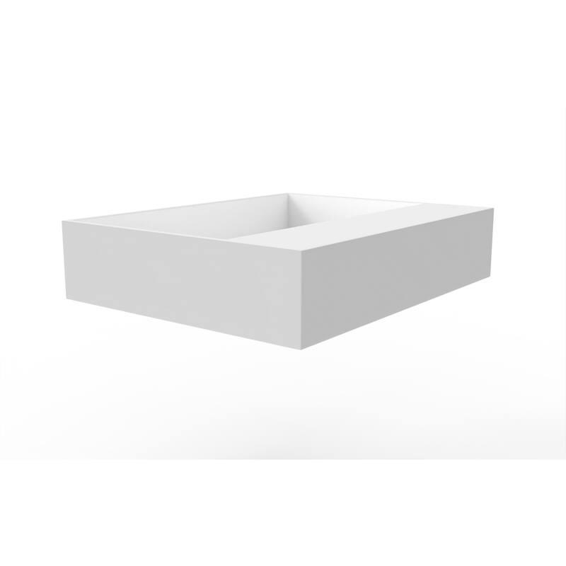 Juniper Stone Solid Surface Wall-mounted Vessel Sink