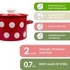 preview thumbnail 2 of 3, STP Goods Red White Polka Dot Enamel Pot Set of 2