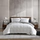 preview thumbnail 1 of 3, Kenneth Cole Solution Solid Grey Reversible Comforter Set