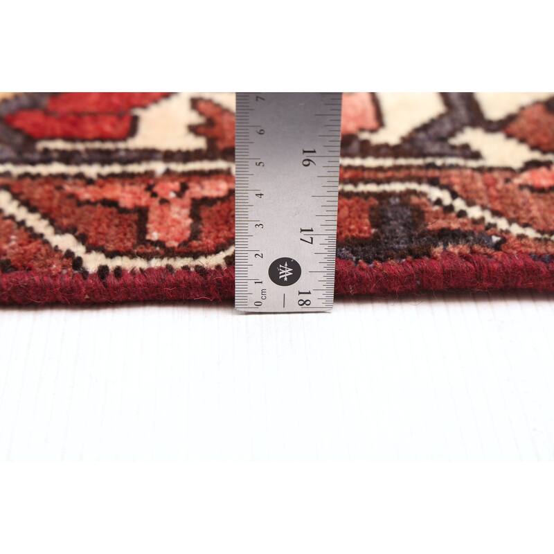 ECARPETGALLERY Hand-knotted Kayseri Vintage Red Wool Rug - 6'7 x 9'10