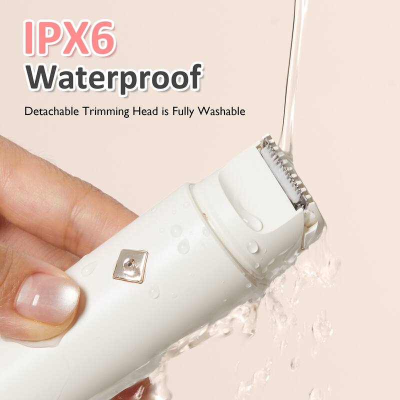 2-in-1 Dual Head Electric Bikini Trimmer for Women