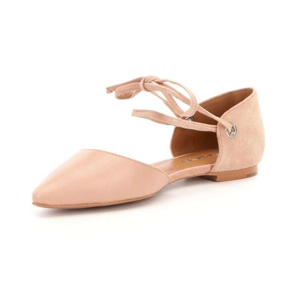 brown flats with ankle strap