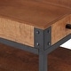 preview thumbnail 18 of 39, Myra Rustic Serving Cart with Wine Inserts and Removable Tray Top by iNSPIRE Q Classic