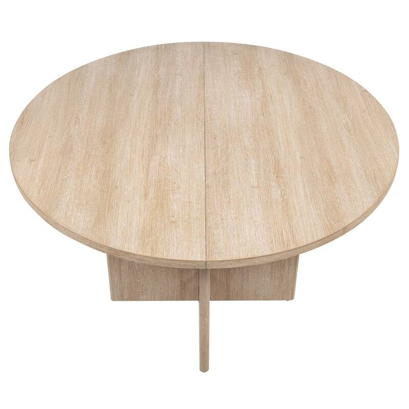 Best Master Furniture Harmony Light Oak Beige 5-Piece Dining Set