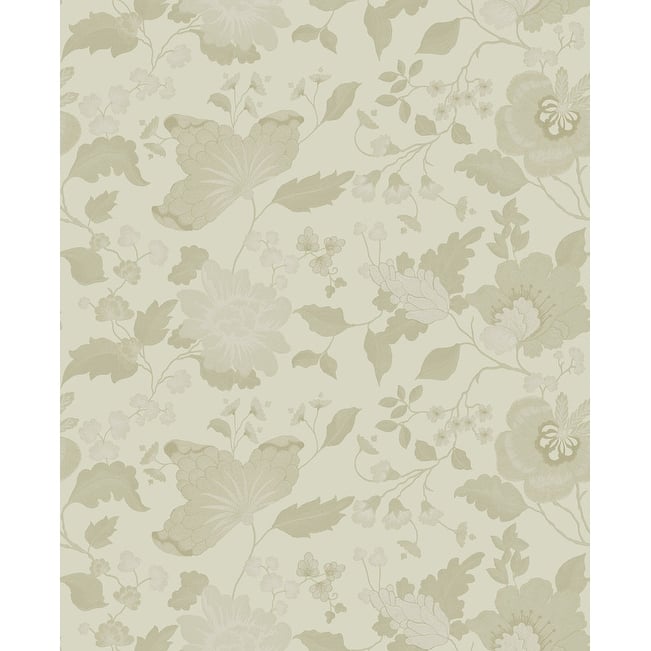 Sirpi Vittoria Gold Floral Wallpaper - 20.5 x 396 x 0.025