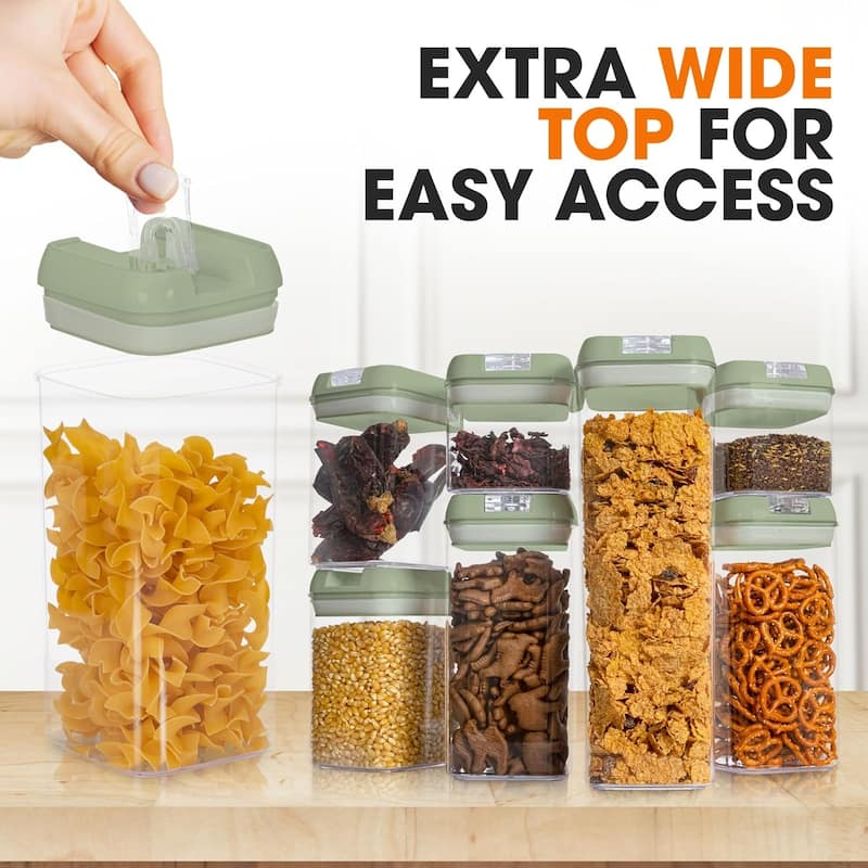 Cheer Collection 7-piece Stackable Airtight Food Storage Container Set