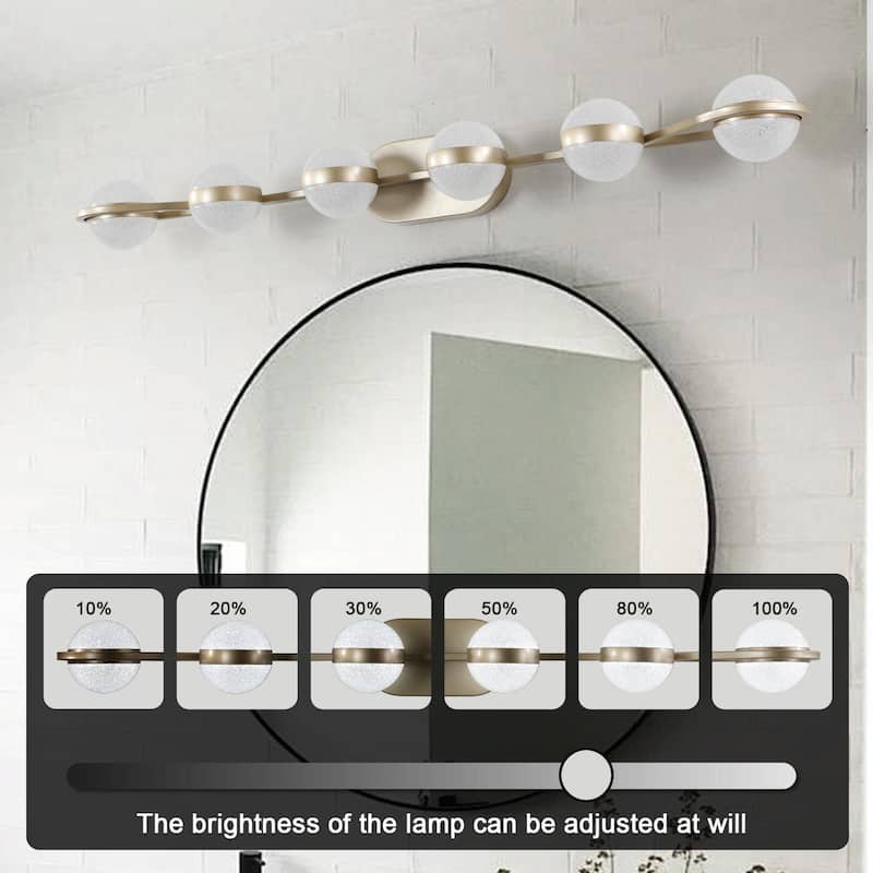 Vanity Lights With 4/5/6 LED Bulbs For Bathroom Lighting