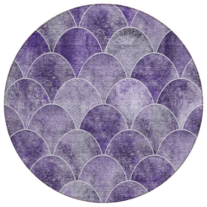 Machine Washable Indoor/ Outdoor Chantille Contemporary Rug