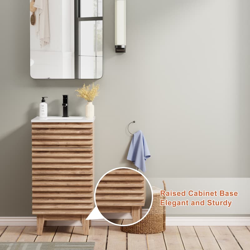 Bathroom Vanity Set W/Drop in Sink Faucet Cabinet Combo