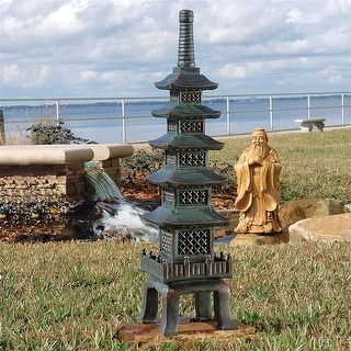 Design Toscano Nara Temple Garden Pagoda Statue
