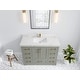 preview thumbnail 67 of 161, Willow Collection 48 in W x 22 in D x 36 in H Boston Single Bowl Sink Bathroom Vanity with Countertop
