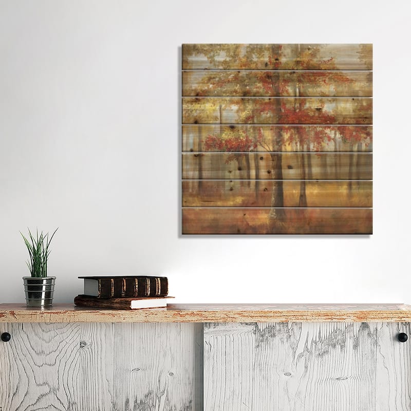 Soft Light I Print On Wood by Allison Pearce - Multi-Color