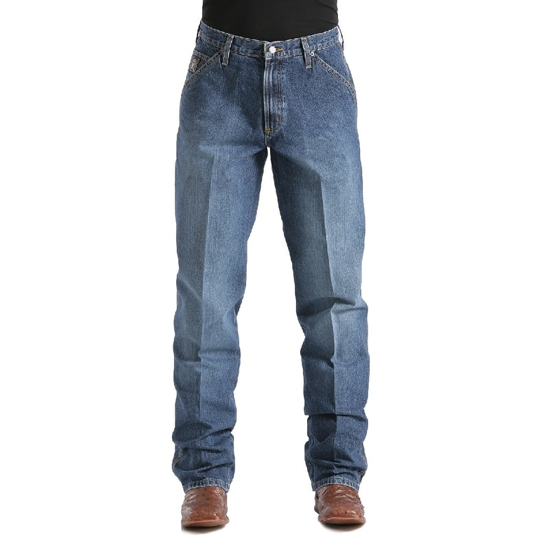 medium wash jeans mens