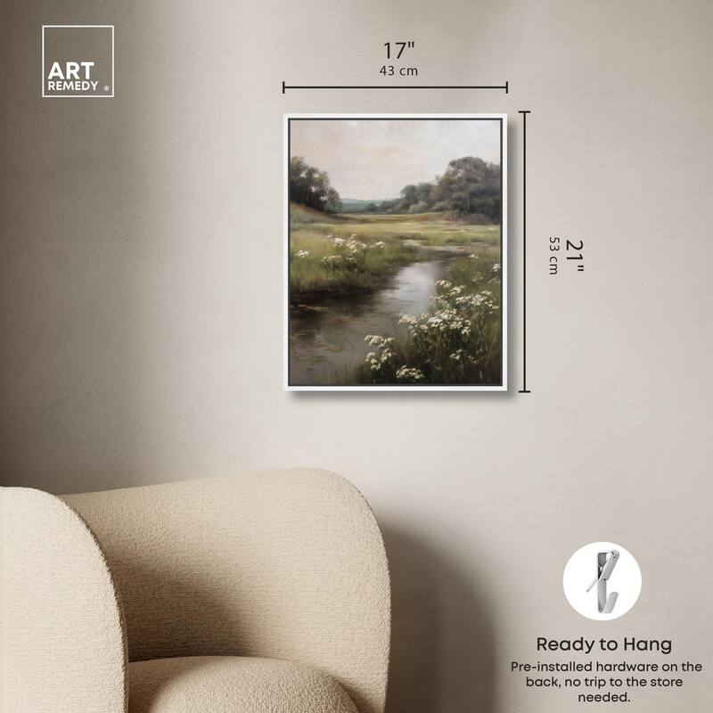 Quiet Waters Canvas by Art Remedy