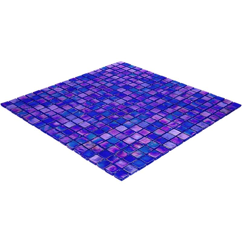 Apollo tile 12" x 12" Skosh Glossy Tiffany Blue Glass Tile (18.69 sq ft/case) - 20 Pack