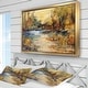 preview thumbnail 4 of 10, Designart "Stream in Forest " Landscape Framed Canvas Print