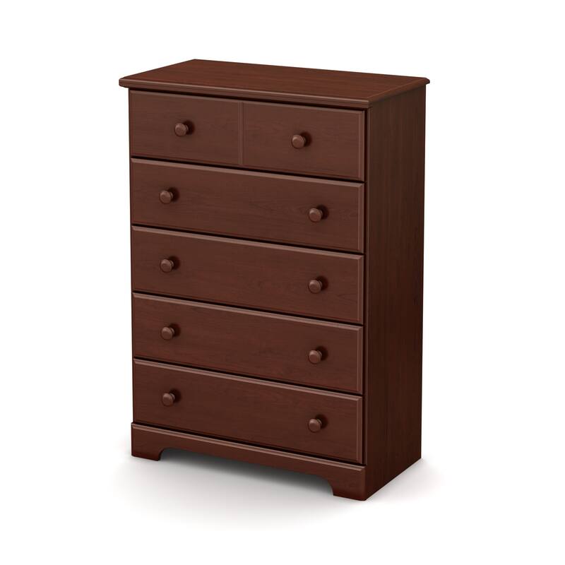 South Shore Summer Breeze 5-Drawer Chest - Royal Cherry