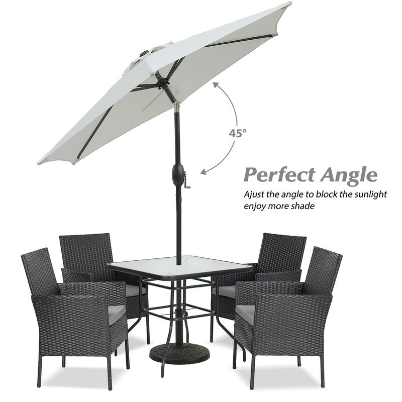 Royalcraft 7.5 ft Patio Market Umbrella with Crank
