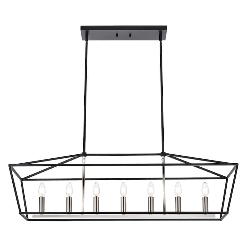 Modern Style Linear Island Pendant Light