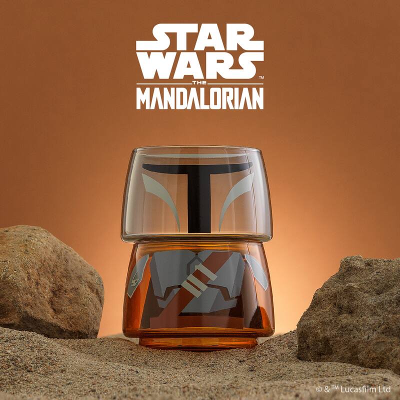 Star Wars™ Stackable Character Collection Mandalorian Stackable Glasses - 8 oz - 8 oz