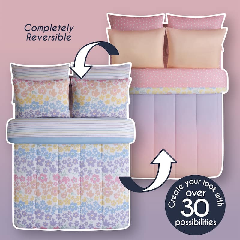 Floral Juvenile Bed in a Bag