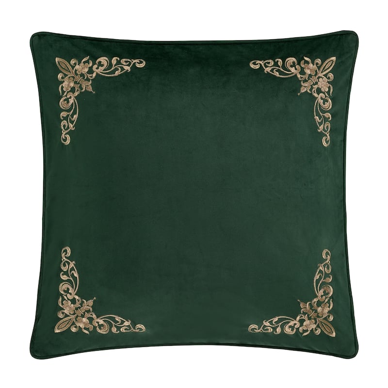 J. Queen New York Noelle Christmas Euro Sham - Evergreen