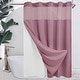 preview thumbnail 10 of 111, No Hook Waffle Weave Shower Curtain with Snap-in Liner