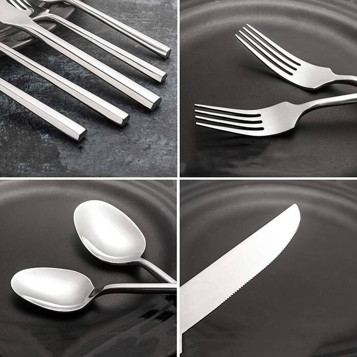 Silverware Set Stainless Steel Cutlery Set 20 Piece Bed Bath & Beyond 40127902