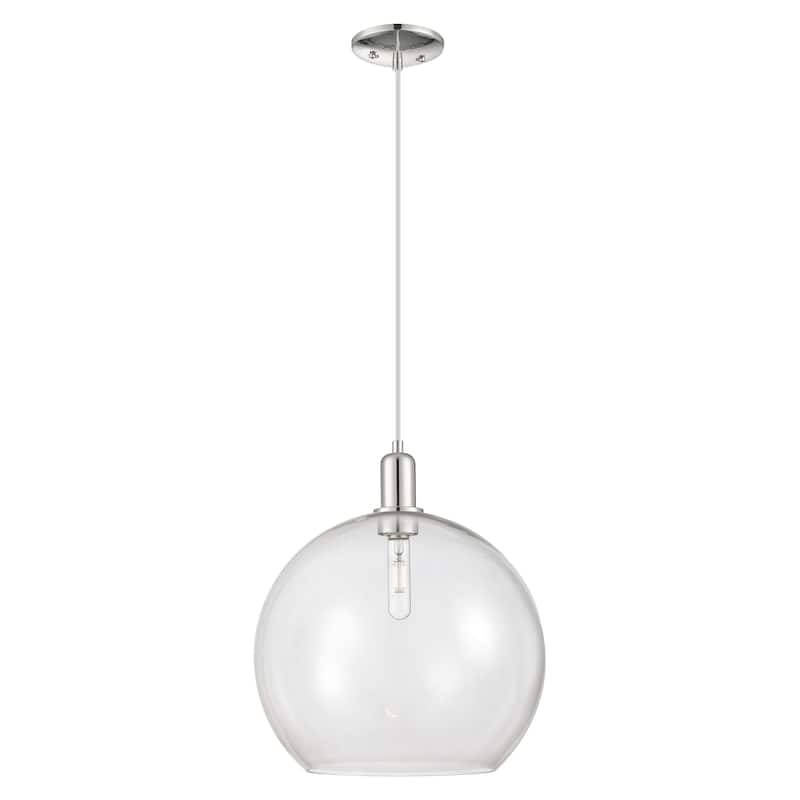 Innovations Lighting Endless Possibilities Arcadia - Athens - 1 Light 14" Cord Hung Mini Pendant - Clear/Polished Nickel